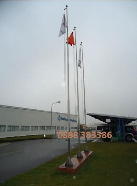 Phụ Kiện cột cờ 10m inox 304 Công nghiệp
